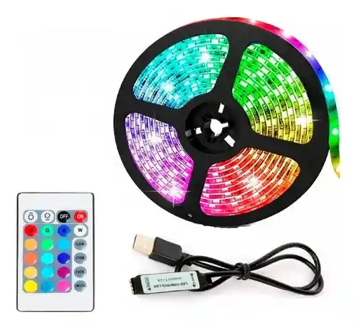 Cinta Led 5 Metros + Control