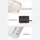 Ventilador De Escritorio Portátil, Recargable Por Usb Para El Hogar Y La Oficina