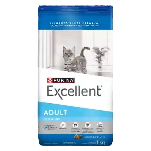 Excellent Alimento Para Gato Adulto - 1 Kg