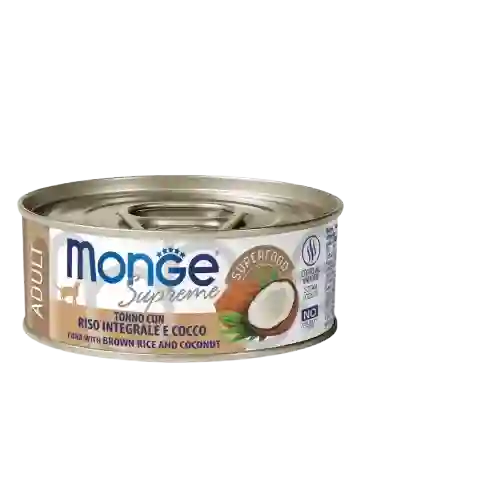 Monge Alimento Húmedo Supreme Adult Tuna Rice Coconut Para Gato - 80 G