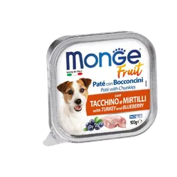Monge Alimento Húmedo Dog Fruit Turkey Blueberry - 100 G