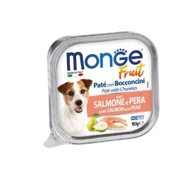 Monge Alimento Húmedo Dog Fruit Salmon Pear - 100 G
