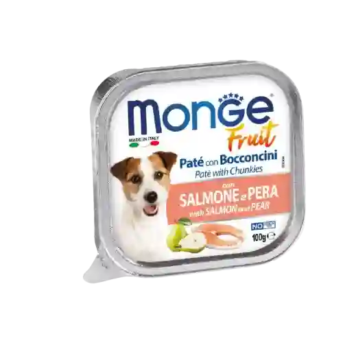 Monge Alimento Húmedo Dog Fruit Salmon Pear - 100 G