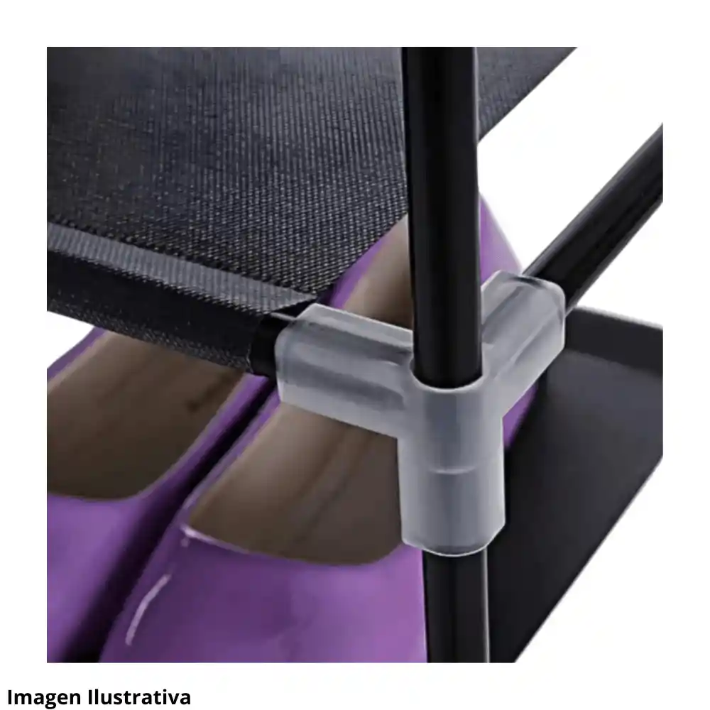 Zapatero Organizador 10 Niveles Cubierta Enrollable Antipolvo Vino Tinto