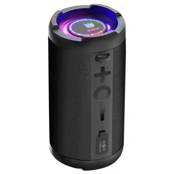 Parlante Portatil Bluetooth Onikuma L20 Surround 360º Color Negro