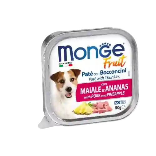 Monge Alimento Húmedo Dog Fruit Pork Pineapple - 100 G