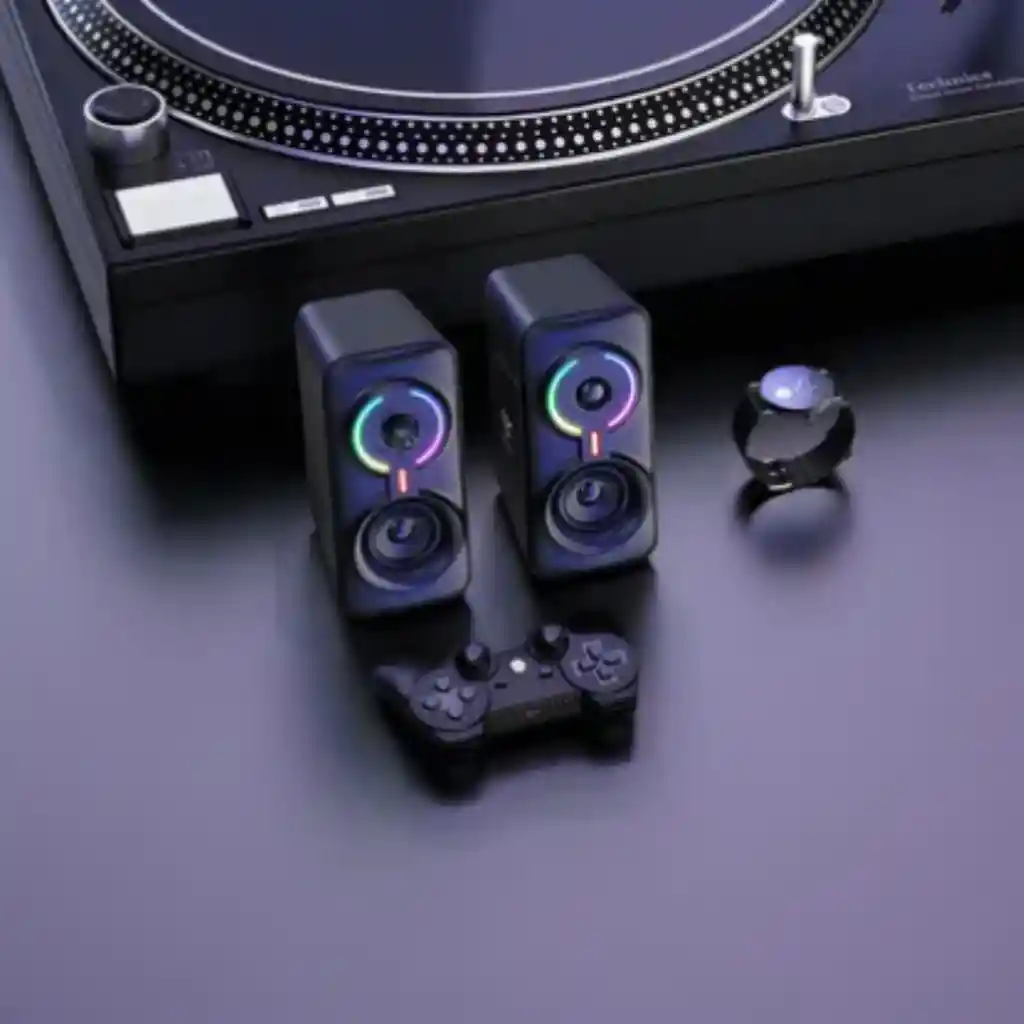 Parlantes Altavoces Gamer Onikuma L6 Bluetooth Con Luz Rgb