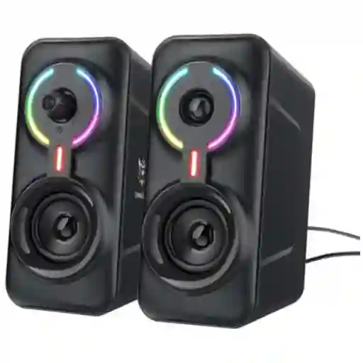 Parlantes Altavoces Gamer Onikuma L6 Bluetooth Con Luz Rgb