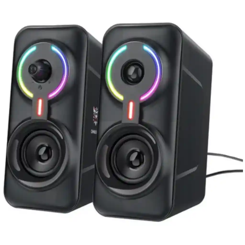 Parlantes Altavoces Gamer Onikuma L6 Bluetooth Con Luz Rgb