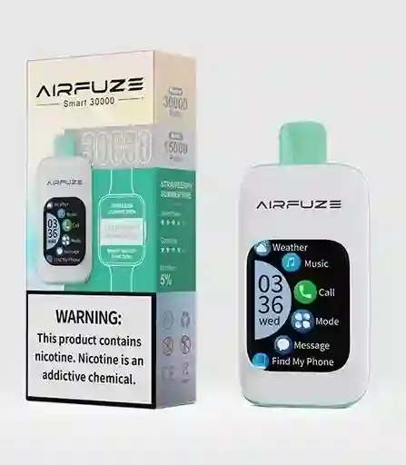 Vape Desechable Airfuze Smart Vape 30000 Puffs Strawberry Summertime