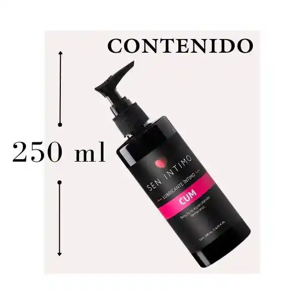 Lubricante Intimo Cum 250 Ml Sen Intimo Simula Eyaculacion Femenina Cum Blanco