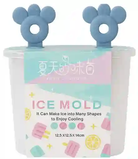 Molde Para Helados Paletas Mickey X4 Cavidades