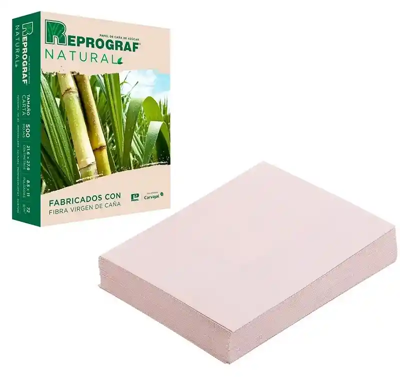 Resma Papel Ecológico Carta 500 Hojas Color Beige