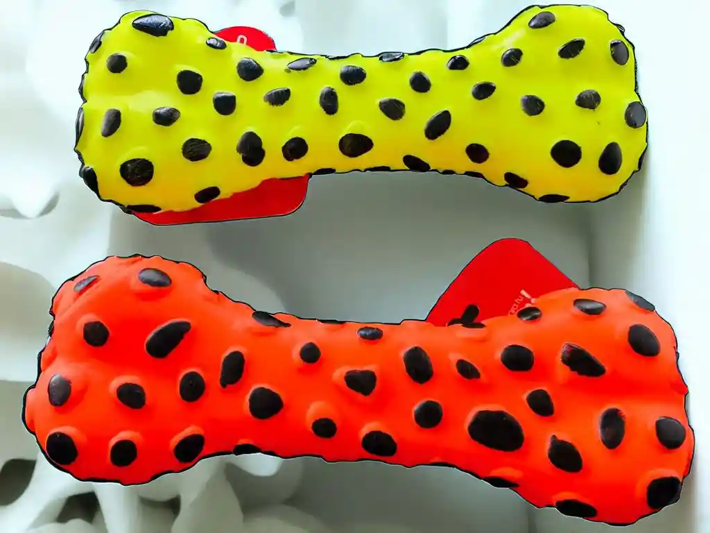 Juguete Masticable En Plastico Suave Con Sonido Para Mascota En Forma De Hueso Para Perros Y Gatos