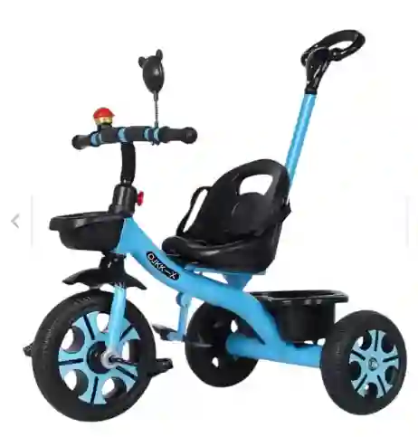 Triciclo Para Niños 2 En 1 Rosado