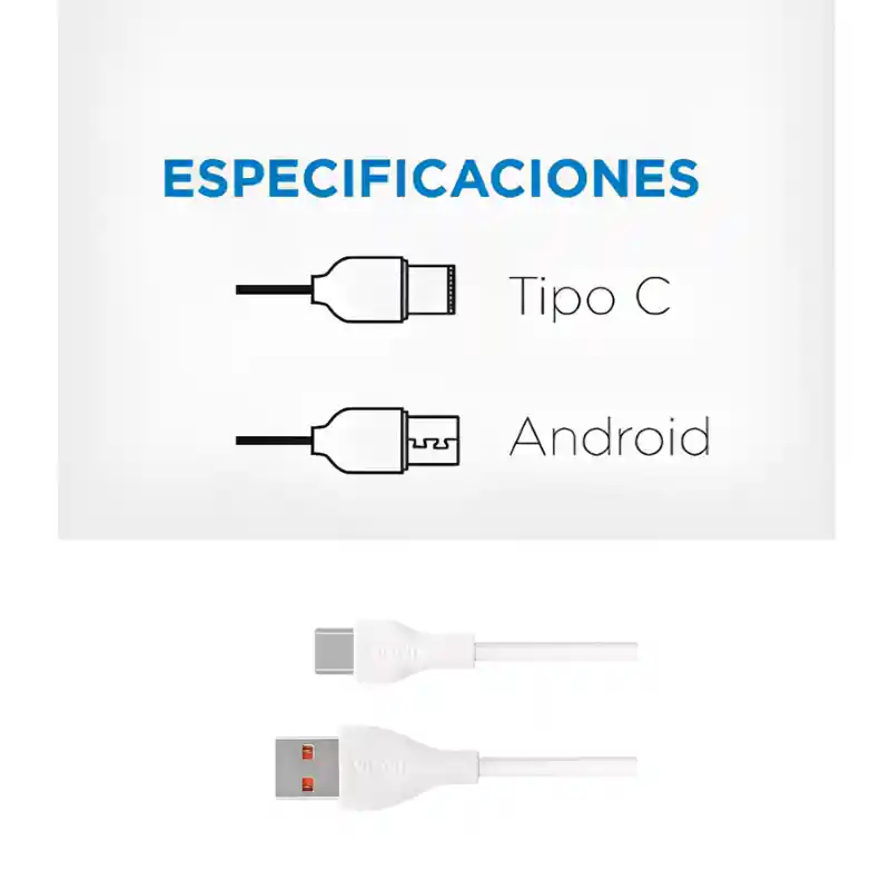 Kit Cargador Vidvie Plm-343 Usb A Tipo C 20 w