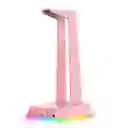 Soporte Para Audifonos Onikuma St2 Rosa Con Multipuerto Usb