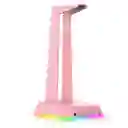 Soporte Para Audifonos Onikuma St2 Rosa Con Multipuerto Usb