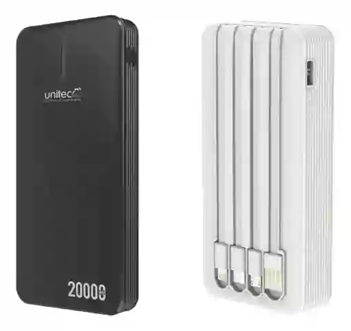 Power Bank Unitec 20.000 Mha Carga Rapida