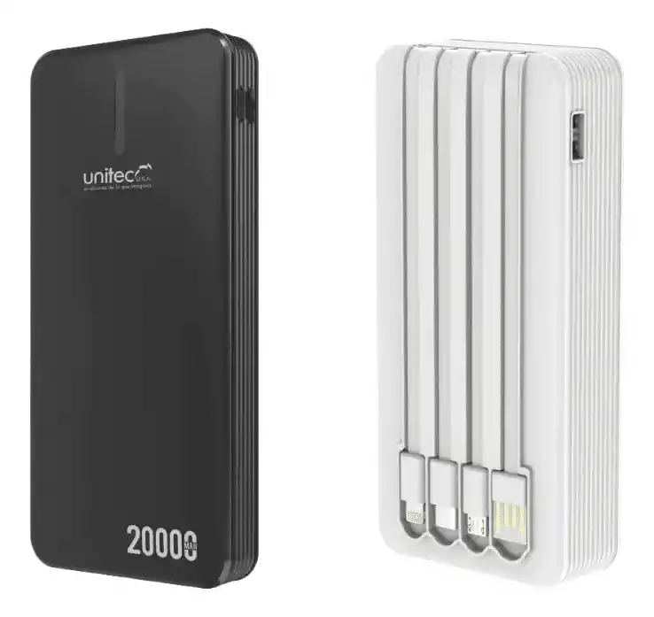 Power Bank Unitec 20.000 Mha Carga Rapida