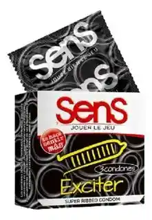 Preservativos Sens Exciter Super Estrias *3 Unid