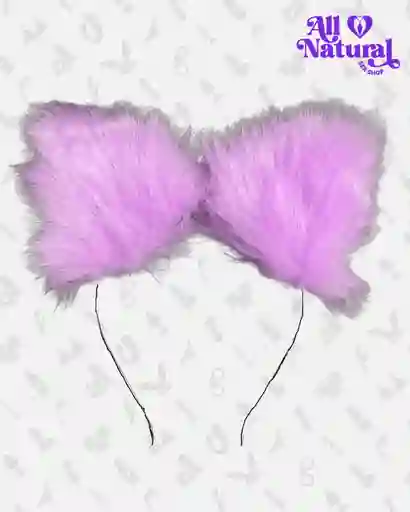 Diadema De Peluche Orejas De Zorrita
