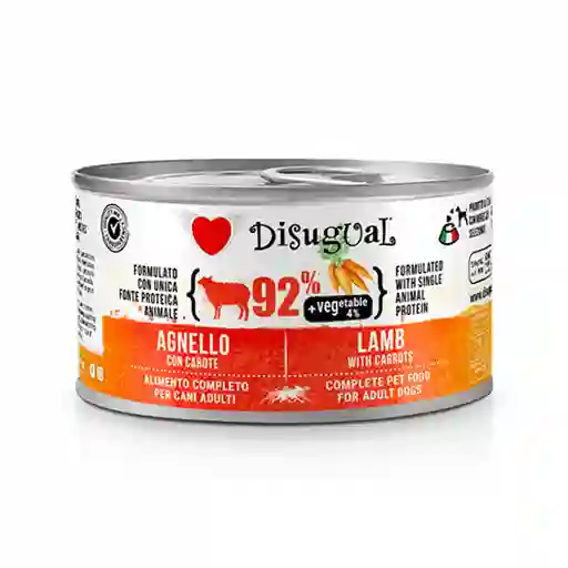 Disugual Alimento Húmedo Para Perro Cordero Y Pera 150 Gr