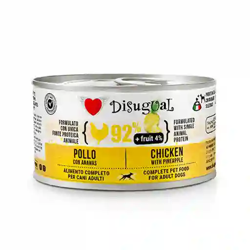 Disugual Alimento Húmedo Para Perro Pollo Y Piña - 150 G