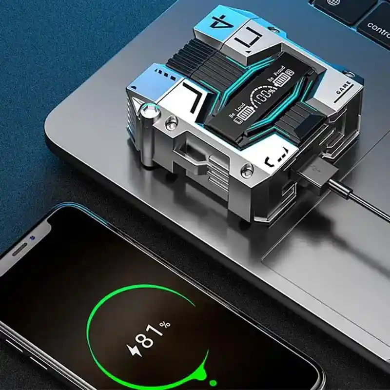 Audífonos M45 Pro Con Power Bank Bluetooth Inalámbricos