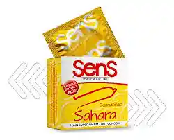 Preservativos Sens Sahara Hot Super Warm *3 Unid