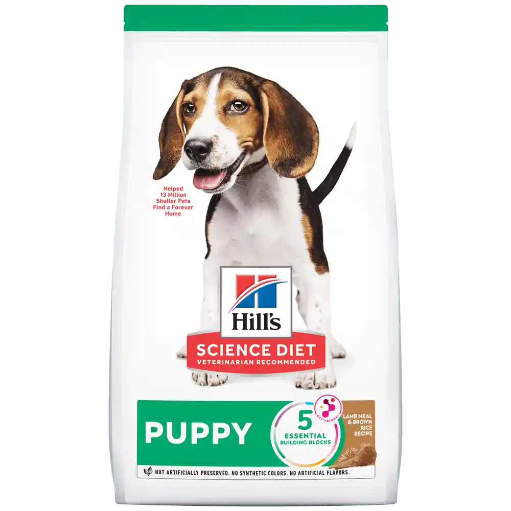 Hill's Science Diet Puppy, Receta De Cordero Y Arroz, Alimento Para Cachorros - 4 Lb