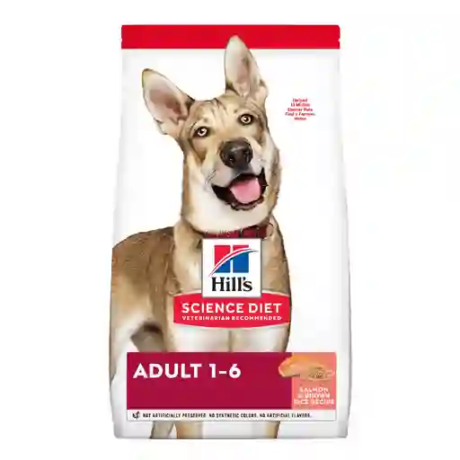 Hill's Science Diet Adulto, Alimento Para Perros Adultos, Salmón Y Arroz - 4,5 Lb