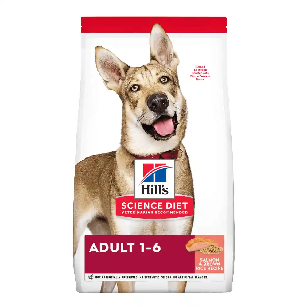 Hill's Science Diet Adulto, Alimento Para Perros Adultos, Salmón Y Arroz - 4,5 Lb