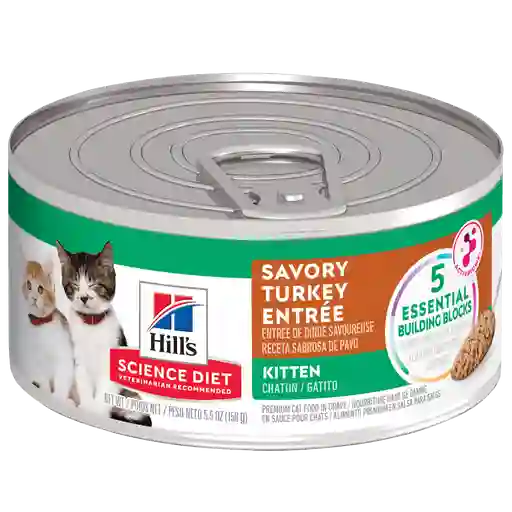 Hills Lata Alimento Húmedo Para Gatito Pavo - 5,5 Oz