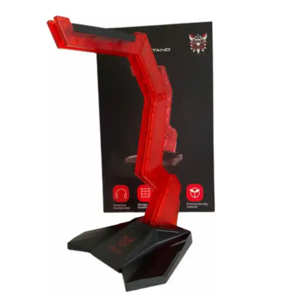 Base Soporte St3 Onikuma Para Audífonos Gamer Rojo