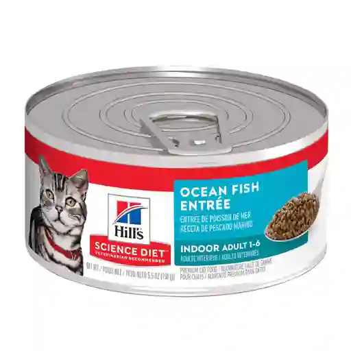 Hills Lata Para Gato Indoor Pescado Del Mar - 5,5 Oz