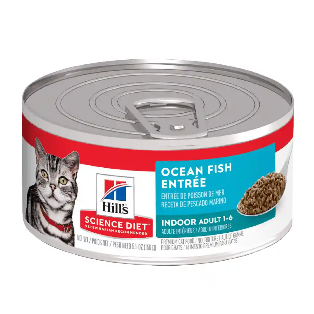 Hills Lata Para Gato Indoor Pescado Del Mar - 5,5 Oz