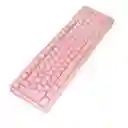 Teclado Gamer Onikuma G25 Membrana Rosado Con Luz Led