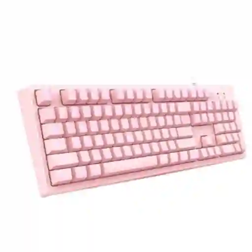 Teclado Gamer Onikuma G25 Membrana Rosado Con Luz Led