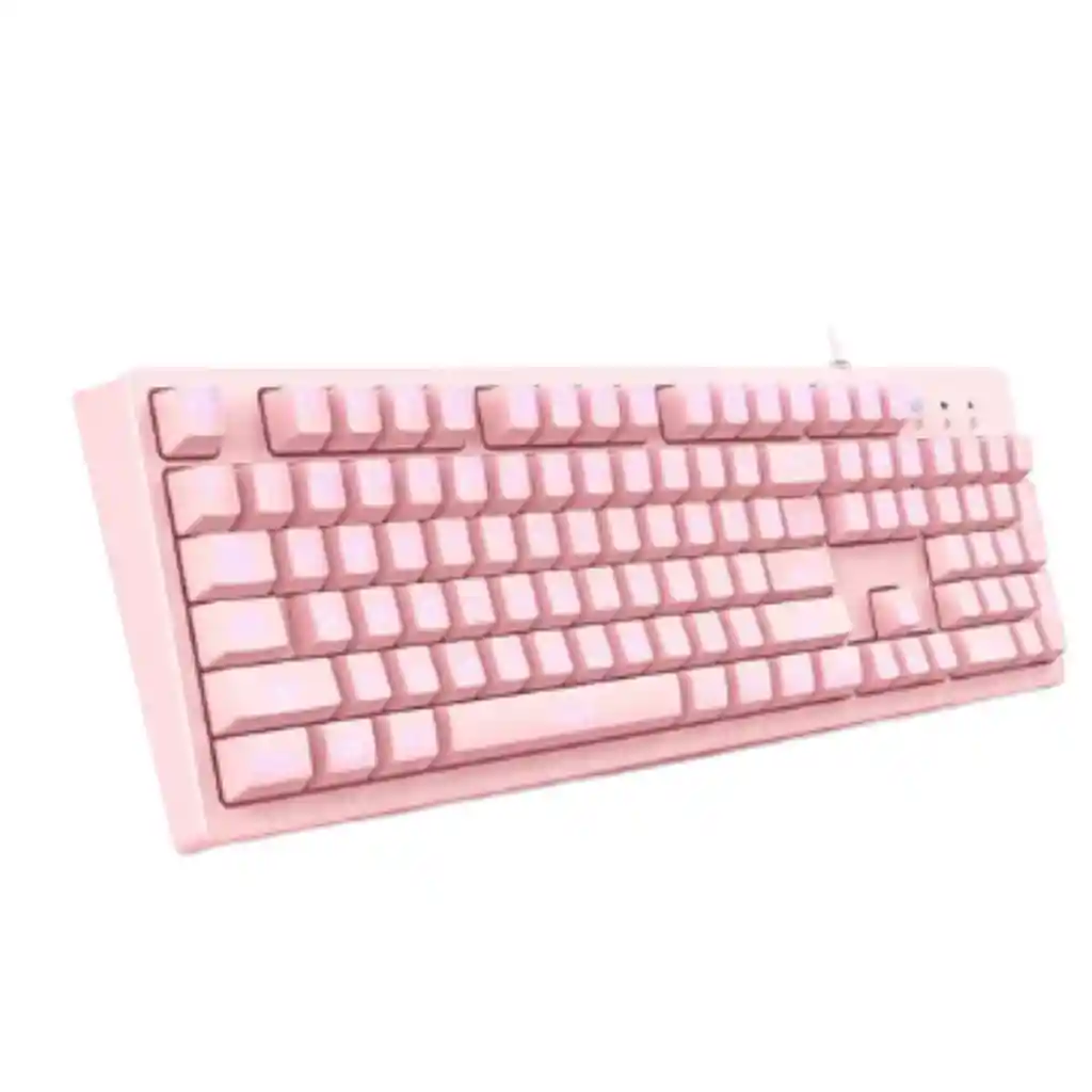 Teclado Gamer Onikuma G25 Membrana Rosado Con Luz Led