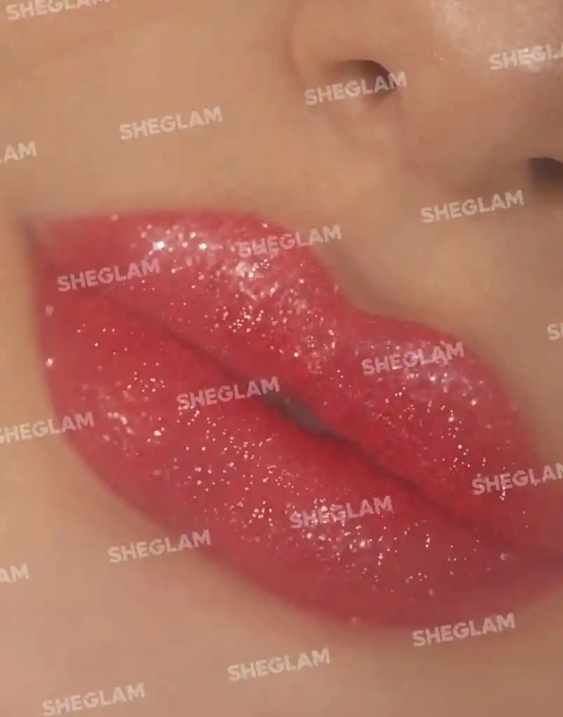 Sheglam Kit Lip Dazzler Glitter Tono Red Carpet