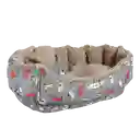 Guamba Combo Cama Pecky Gris Para Perro - S