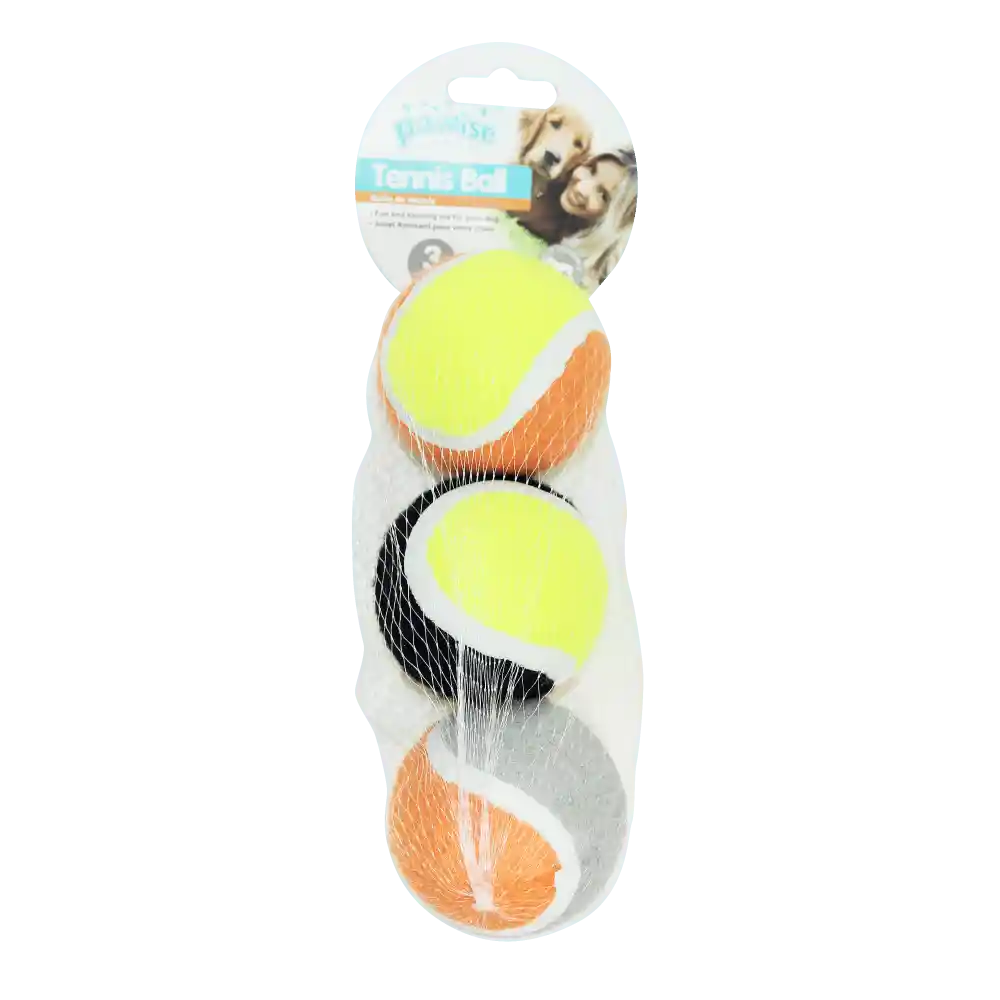 Pawise Pelota De Tenis Para Perro - 3 U