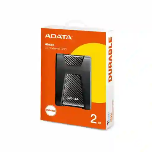Disco Duro Externo - Adata Hd650 2.5” External Hdd 2tb - Negro