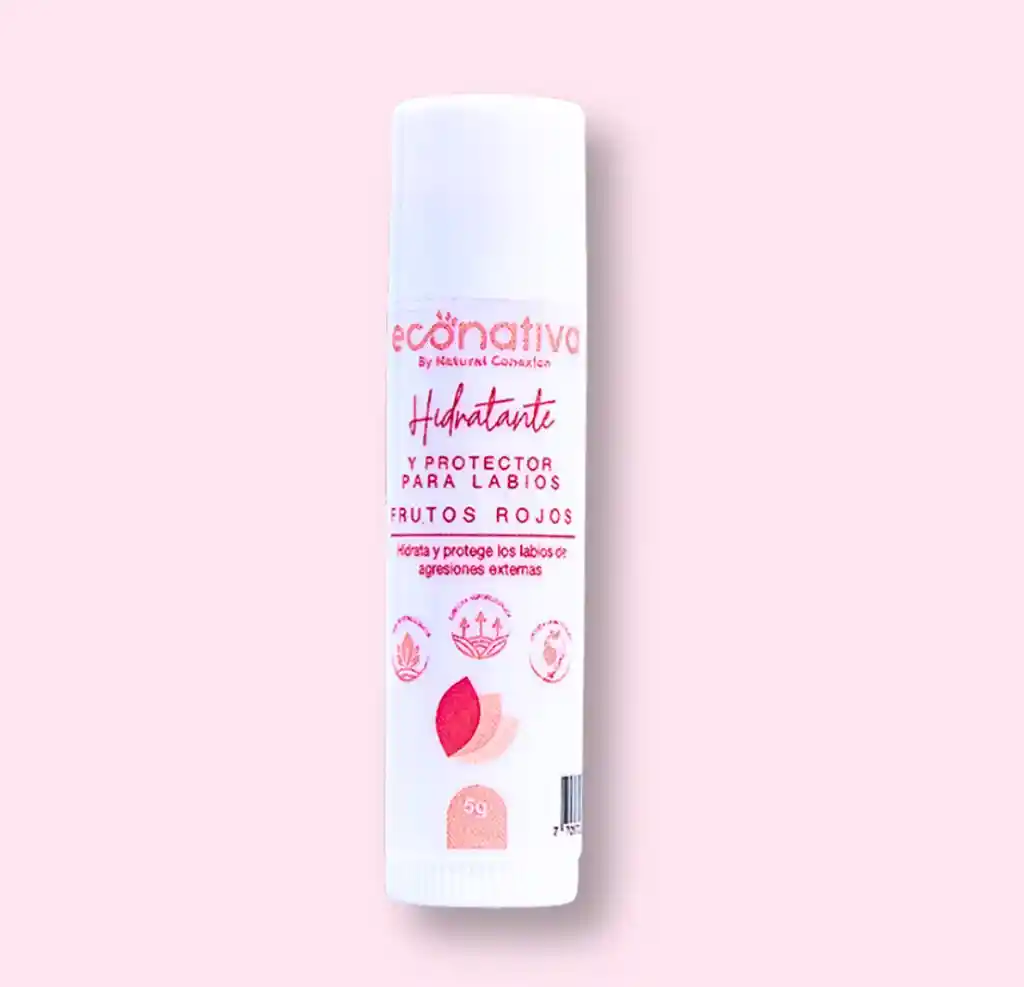 Protector Labial Frutos Rojos - Econativa