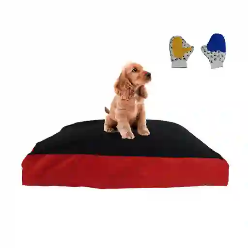 Colchon Lavable Mediano Mas Guante Rojo