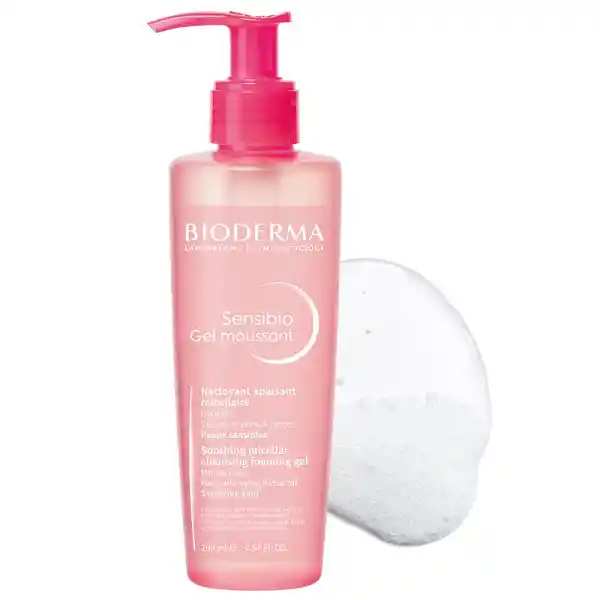 Bioderma Sensibio Gel Moussant Limpíador Para Piel Normal A Sensible 200ml