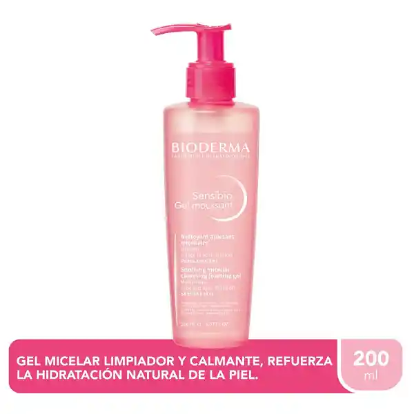 Bioderma Sensibio Gel Moussant Limpíador Para Piel Normal A Sensible 200ml