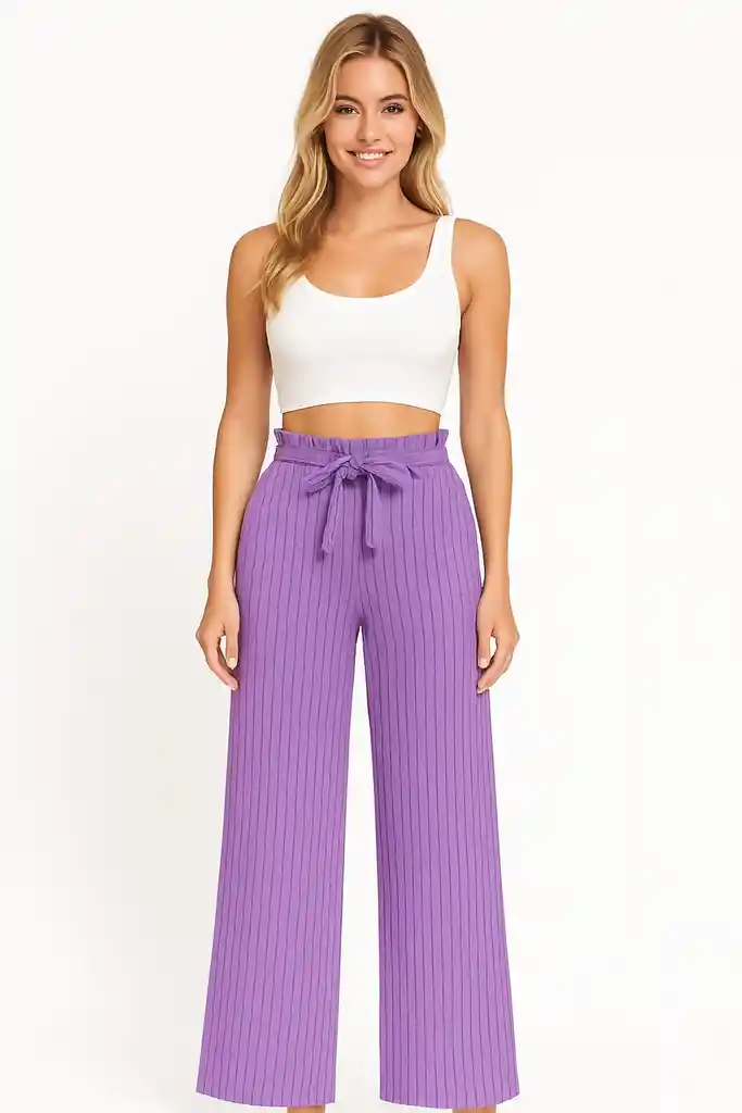 Pantalon Palazzo Bota Ancha