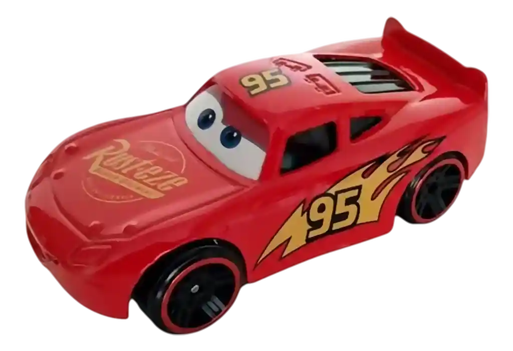 Carro Rayo Mcqueen Cars Metalico 20cm Articulado Colección
